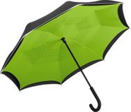 Fare Contrary 7715 paraplu coupe-vent noir citron vert