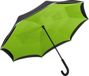 Fare Contrary 7715 paraplu coupe-vent noir citron vert
