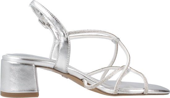 Tamaris Essentials Dames Sandalen - SILVER - Maat 39