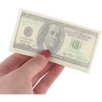 Rose 100 Dollar Fake Money Handkerchiefs