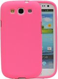Best Cases Roze Zand TPU back case cover hoesje voor Samsung Galaxy S3 I9300