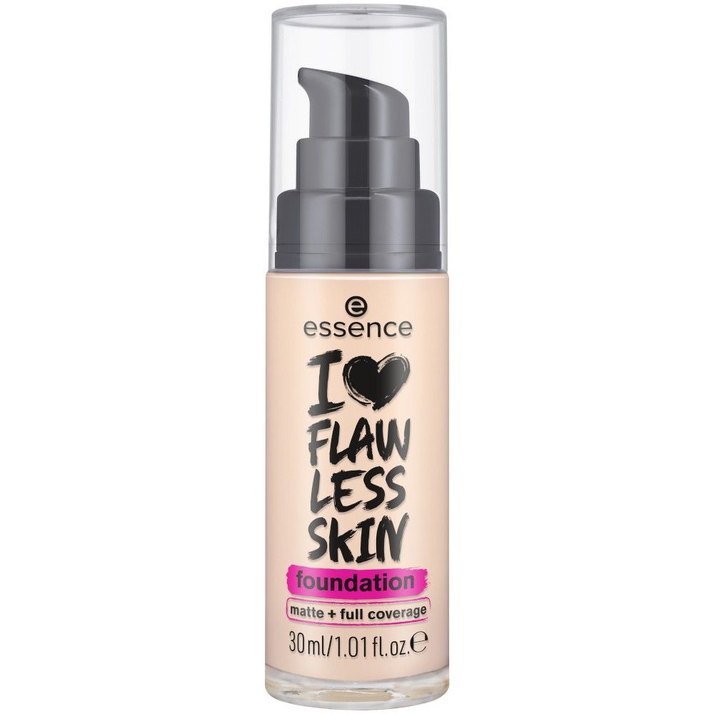Essence I LOVE FLAWLESS SKIN Foundation - 10 Light Porcelain - 30ml