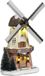 Luville Windmill - Polyresin - 27 cm - Bruin/Grijs/Rood/Wit/Zwart
