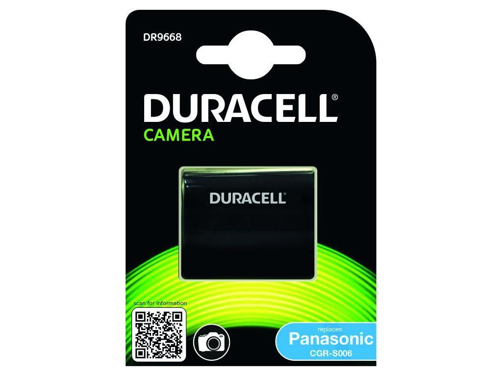Duracell Camera Battery - replaces Panasonic CGA-S006 Battery