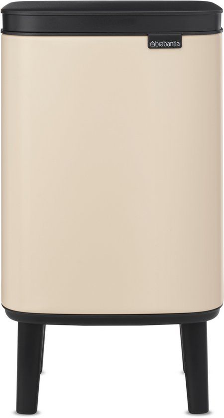 Brabantia Bo Hi Prullenbak - 4 liter - Badkamer - Soft Beige