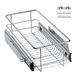 Sotech Télescopique 30 cm tiroir à extension complète avec glissières à roulement à billes capacité de charge 20 kg chrome poli