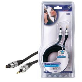HQ SS4624/2.5 - Audio kabel - 2.5 m - Zwart
