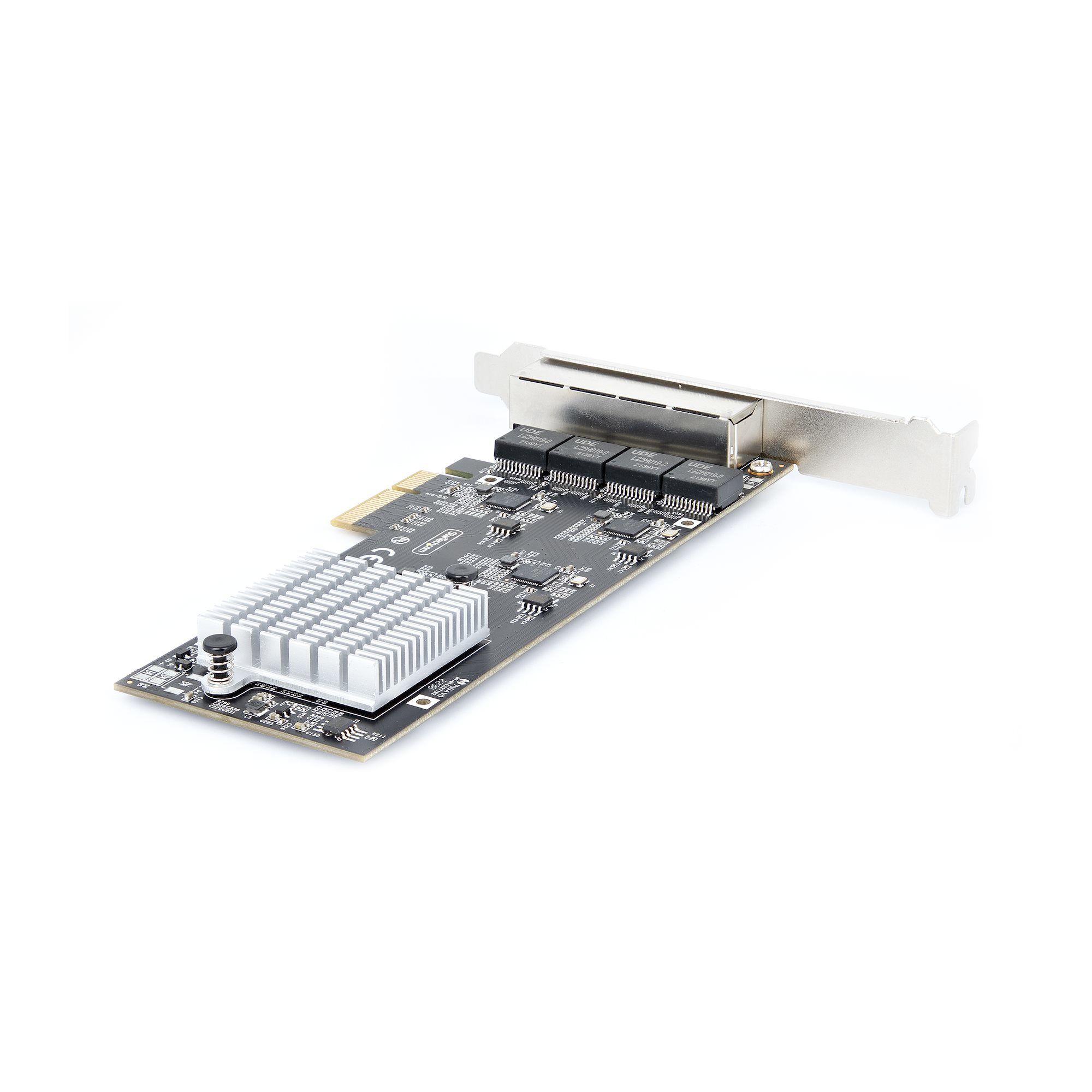 StarTech.com 4-Port 2.5Gbps PCIe Network Card - Intel I225-V - Multi-Gigabit Ethernet Adapter