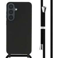 imoshion Siliconen hoesje met koord voor de Samsung Galaxy S26 FE - Zwart