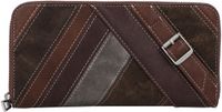Desigual portemonnee Mone Fibonacci Fiona Long Wallet Dark Caramel bruine