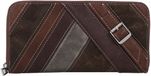 Desigual portemonnee Mone Fibonacci Fiona Long Wallet Dark Caramel bruine