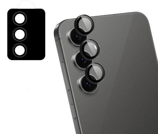 imoshion Camera Lens Protector - Geschikt voor Samsung Galaxy S25 FE - 2 Pack - Zwart