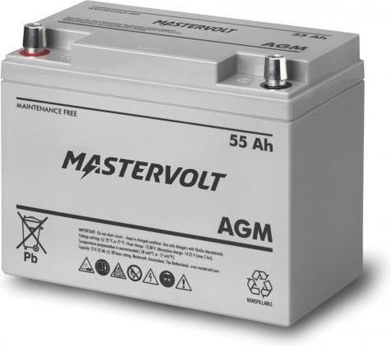 Mastervolt AGM Accu 12V AGM Accu 12V/55Ah