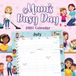 Mum's Red Robin Publishing Mum's Busy Day Family Organizer - Vierkante Wandkalender 2027