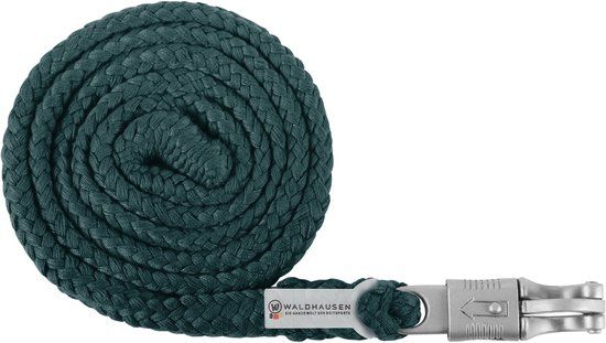 Waldhausen Halstertouw Plus met Paniekhaak - Dennengroen - Paard