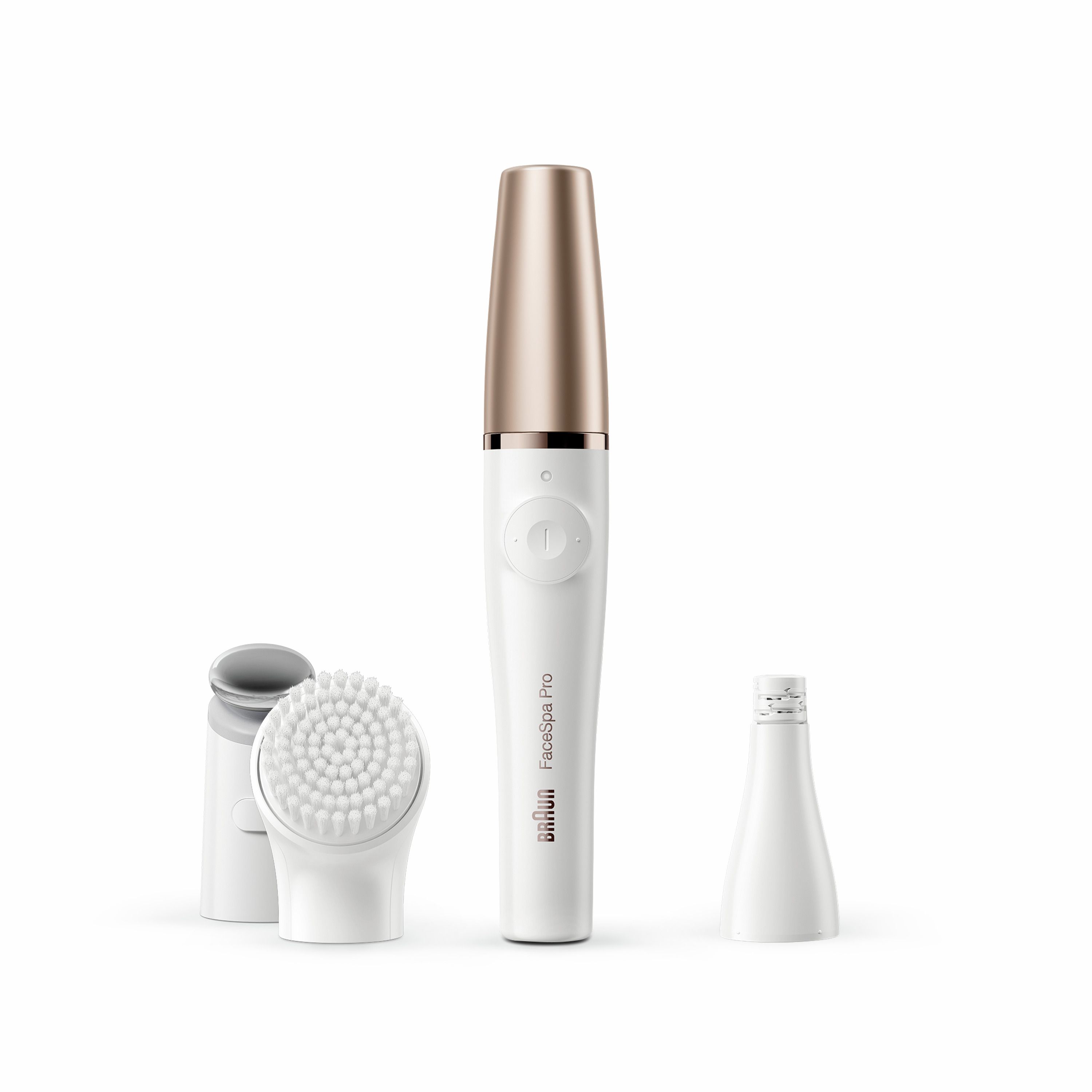 Braun FaceSpa Pro 911 Gezichtsepilator - Wit/Brons