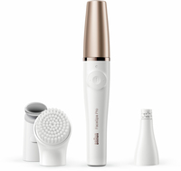 Braun FaceSpa Pro 911 Gezichtsepilator Wit/Brons Met 3 Extra’s