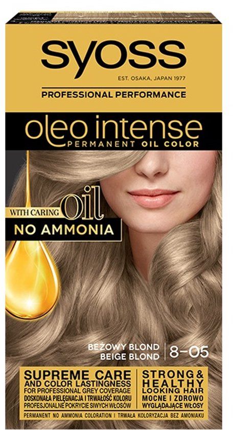 Syoss Oleo Intense Haarkleur 8-05 Beige Blond