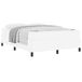 vidaXL Bedframe met matras, wit, 160 x 200 cm, stof