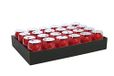 Clairefontaine 613196C - Plateau van 24 Bolduc Linten voor Cadeauverpakking - Rood - 7mmx10m