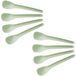 Fackelmann Set van 8 Eco Friendly Eierdoplepels Groente Bio plastic