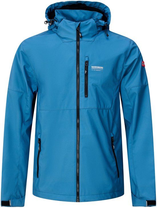 Nord Berg Softshell Dustin Heren - Vrijetijd - Lichtblauw M