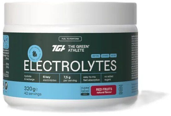 The Green Athlete Electrolytes red fruits 320 Gram