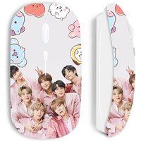 Maniacase Witte Draadloze Muis Kpop BTS Roze