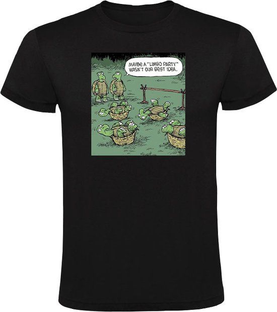 Sol's Misschien was een limbo party niet ons beste idee Heren T-shirt - Zwart - Maat M