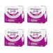 Lady P Slip Pocket van 100% katoen, biologisch afbreekbaar, verpakking van 4 stuks (4 x 24 stuks) (in totaal 96)