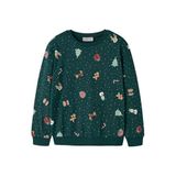 NAME IT pull avec imprimé - vert