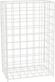 Relaxdays Prullenmand kantoor - 60 liter - metaal - wit