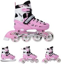 Nils Extreme 4-in-1 Inline / Ice Skates Pink (NH10905) - Size 31-34