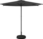 vidaXL Parasol d'extérieur anthracite polyester parasol à mât acier 270x270cm