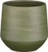 Mica Decorations Plantenpot - terracotta - donkergroen relief - D19/H18 cm