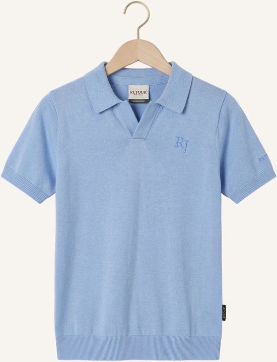 Retour Jeans Retour Camiel Polo shirt Lichtblauw Maat 110