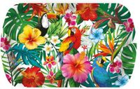 Fiestas Guirca Dienblad Tropical Hawaï - Kunststof - Multi - 39 x 24 cm