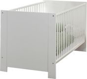Merkloos Babybedje - Modern Kinderbed - Wit - 78x83x143cm