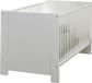 Merkloos Babybedje - Modern Kinderbed - Wit - 78x83x143cm