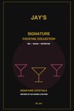 Jay's Bar Takeover Signature Cocktail Collection