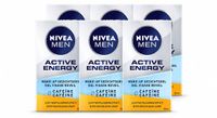 NIVEA MEN Active Energy Wake-up Gezichtsgel met Cafeïne - 50 ml - Voordeelverpakking - 6 stuks