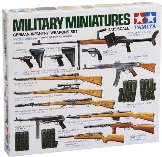 Tamiya German Infantry Weapons Set - 1:35 Scale Model Kit
