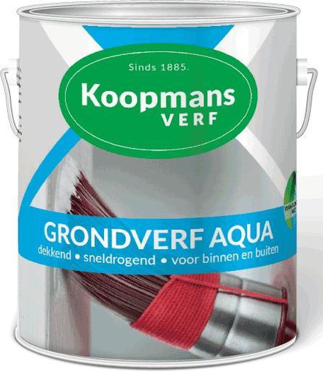 Koopmans Grondverf Aqua, goed dekkende grondverf - 8713274034856