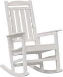 vidaXL Fauteuil de jardin blanc HDPE