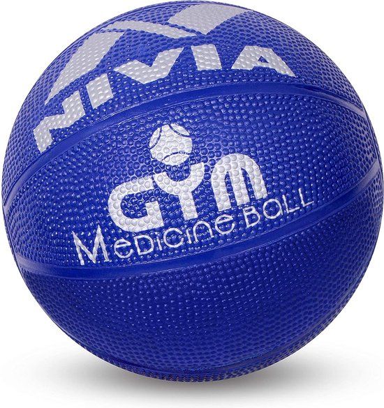 Nivia Medicine Ball - 4 kg - Rubber - Purple