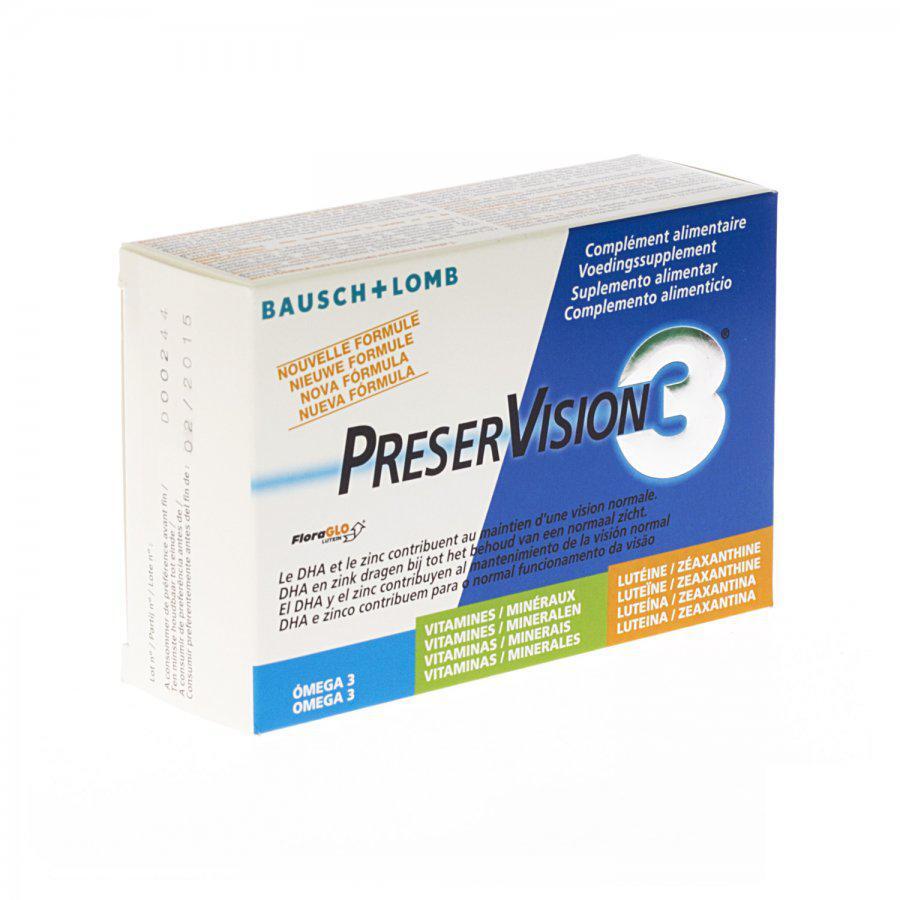 Bausch En Lomb 3 Capsules 60 stuks