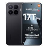 Xiaomi 17T Pro Smartphone 12+1024GB Zwart 6.83 144Hz Display | 7000mAh (typ) Silicium-koolstof Batterij, Leica 5x Telelens, 100W Bedraad & 50W Draadloos HyperCharge, 1 Jaar Extra Garantie