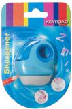 Merkloos / Sans marque Ningbo Keyroad Stationery Co., Ltd Handmatige Puntenslijper met Gum - Mix Kleuren