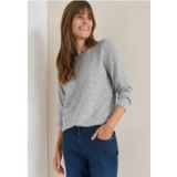 cecil Shirt met visgraatmotief en jacquardmotief