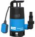 Pompe de relevage eaux usées - 400 W - 7500 l/h - Interrupteur à flotteur - Bleu et noir